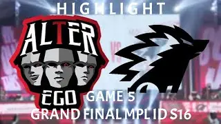 HIGHLIGHT GRAND FINAL MPL ID || ONIC VS ALTER EGO GAME 5 SEASON 16