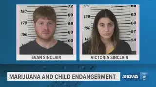Son, daughter-in-law of Iowa Senate President Amy Sinclair face child endangerment, drug charges