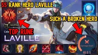 ADC LAVILLE!!46% DAMAGE!!SS RANK HERO| AoV | 傳說對決 | RoV | Li&ecirc;n Qu&acirc;n Mobile