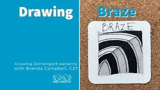 Zentangle&reg; Patterns | Angel Whispers Art | Braze