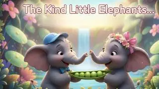 The Kind Little Elephants 🐘| English Moral Story | Fun Facts!