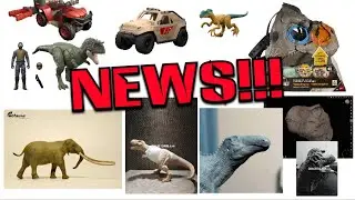 NEWS!!! New Mattel Jurassic World playset revealed! Ekrixinatosaurus is back! New Micro sets & more!