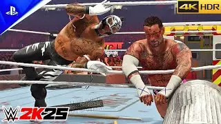 WWE 2K25 - Rey Mysterio vs. CM Punk | Ambulance Match | PS5&trade; Pro [4K HDR]