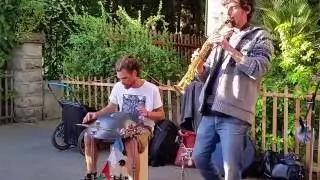 Street performance for trance heads @ Montreux Jazz Festival 2016