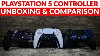 Распаковка и сравнение контроллеров PlayStation 5: контроллеры PS5 и PS4