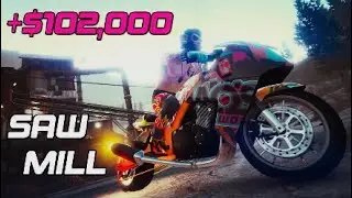 GTA 5 Online : This weeks regular time trial Sawmill - $102,000 🏍️💨