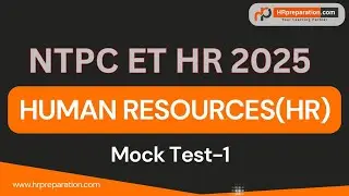NPTC ET HR Mock Test-1 |Human Resources Management Mcqs|HRM MCQs|H Mock Test|HR Practice Tests