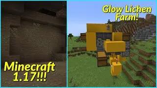 SIMPLE Glow Lichen Farm!! Minecraft 1.17 Cave and Cliffs Easy Farm Tutorial!