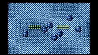 7 Atari, 4 color soft sprites 12x24 over background with front layer.