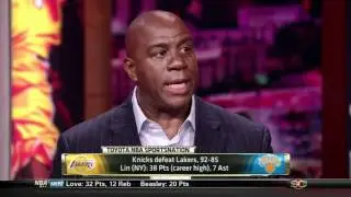 Jeremy Lin ESPN highlights and analysis (Lakers game)