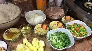 اسامه القصار طبخة دجاج بالخلطه الاناناس والرز طبخه تايلنديه TERIYAKI CHIKEN PINEAPPLE BOWL