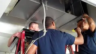Installing the New Air Handler Part 2  -  Video Clip 23