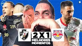 Edmundo e Eri Johnson choram muito com a permanência do Vasco
