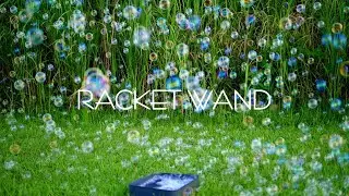 Racket Wand / ラケットワンド (soap bubble / multi hoop wand)