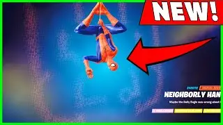 SPIDERMAN NEW EMOTE NEIGHBORLY HANG