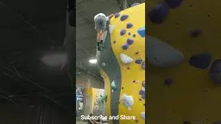 I Was So CLOSE!!! #bouldering #climb #climbing #climbingcommunity #momentum #fitness #gym