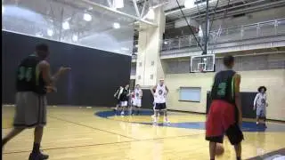 JR Johnson dunks over Xiao...MAD Dunk! - GTBA Basketball Week 2