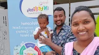 Ruthwik's First day of School 🏫 ||Firstcry Intellitots Karmanghat ||Pre School || 1st November 2023