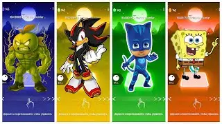 🎵 Tiles Hop Madness with SONIC 💙 & SpongeBob 🧽🔥