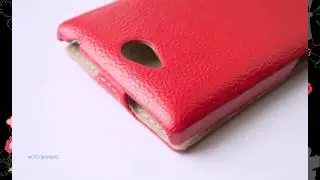 Кожаный чехол книжка для Sony Xperia C C2305