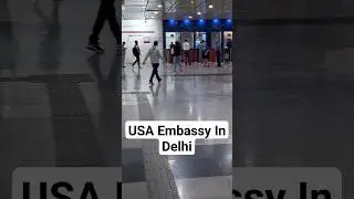 USA Embassy In Delhi || VFS Global || #vfsindia #usa #shorts #usavisa #trendingshorts #viral