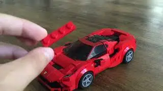 Lego Speed Champions Ferrari F8 Tributo Review + Mod
