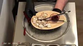 Ice Cream mini-rolls Pickup 5min / make rolled ice cream pickup minirolls