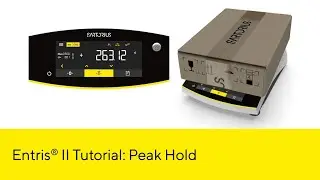 Entris&reg; II Essential Line Lab Balance: Peak Hold