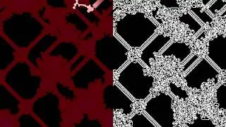 Langton's ant classic + height map + trail