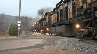 Loram Rail Grinder on the CP Sunbury Subdivision