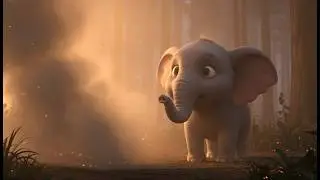 Brave Tiny Dog Rescues Baby Elephant from Forest Fire | Heartwarming Animation Story