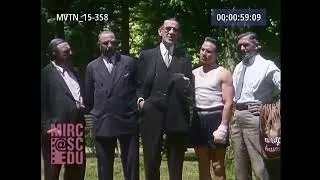 RARE! &ldquo;Gentleman Jim&rdquo; Corbett & Jimmy McLarnin &ndash; Charity Colorized | Early Boxing Legends Footage