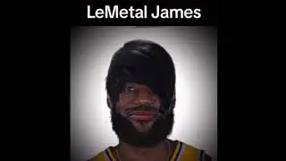you are my sunshine lebron james meme (metal version)