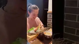 Raw Fish Dish in Tokyo