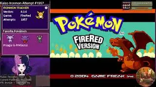 Pokemon Fire Red Kaizo Ironmon Attempts (Day 105) - VoD 826