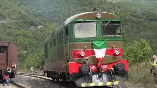 Arriva il treno a Ormea
