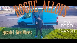 MQ8 FORD TRANSIT. Camper Conversion. New Wheels Day. Rogue Alloys!