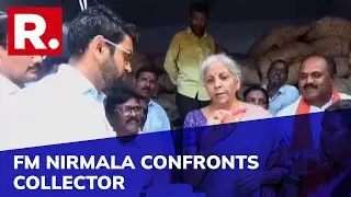 FM Nirmala Sitharaman Grills Collector in Telangana: 'PM's Picture Should Be In shop'; TRS Hits Back