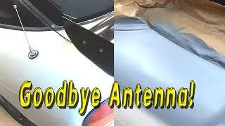 Removing / Shaving the Power Antenna from my Nissan 240sx