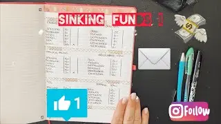 SINKING FUNDS 1 💸 sinkende Kosten 🌈 umschlagmethode Budget