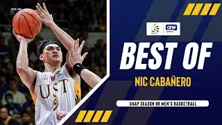 BEST OF NIC CABA&Ntilde;ERO | UST GROWLING TIGERS | UAAP SEASON 88 MEN&rsquo;S BASKETBALL | HIGHLIGHTS