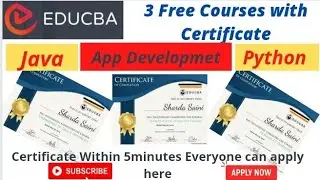 Free Courses With Certificate | Java | Python | App Development | Free Course Certificate Online