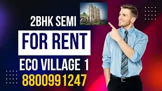 2BHK Semi-Furnished Flat for Rent in Supertech Eco Village 1 | Noida Extension 🏡✨