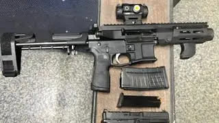 2 unboxing for my Maxim Defense PDX 5.56 a CVLIFE 25 MM red dot and Die Free Co Kung Fu Grip & Claw