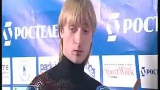 ЧР 2010 КП мужчин - Тарасова о Плющенко и Интервью
