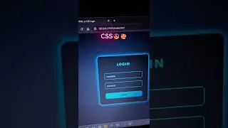 HTML vs CSS 😳 | This Login Page GLOWS ✨