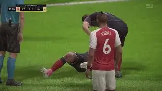 How to keep possession of the ball at a drop ball - FIFA 18 (fake shot twice).