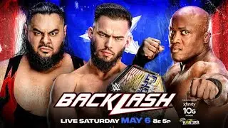 Austin Theory vs Bobby Lashley vs Bronson Reed - US Championship - Backlash 2023 - WWE 2K23 Match