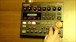 Boss DR-202 pattern with unmuting & filtering