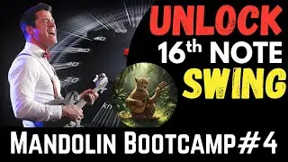 Mandolin Bootcamp #4 // 16th Note SWING // (60-120BPM)